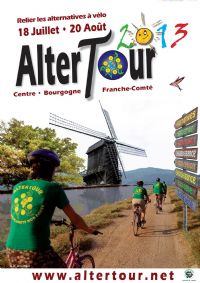 AlterTour, relier les alternatives à vélo. Du 18 juillet au 20 août 2013. 